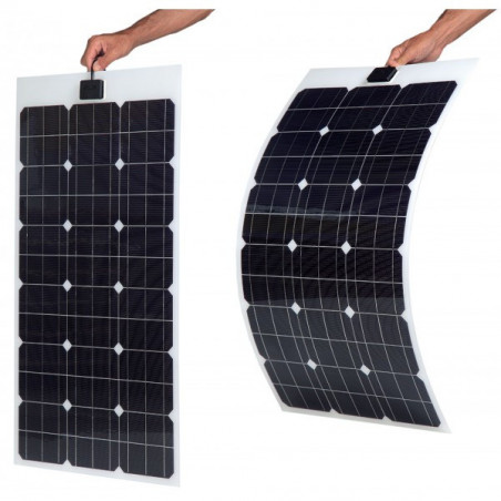 Panneau solaire souple cellules Solarworld AFLEX- Blanc pour camping-car - 105W - ENERGIE MOBILE
