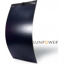 Panneau solaire souple SunPower HPFLEX Tedlar Noir pour bateau et camping-car - 115W ENERGIE MOBILE