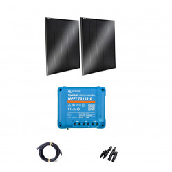 Kit solaire pour bateau et camping -car 2 x 110 W - 12 ou 24 V- MARLEC