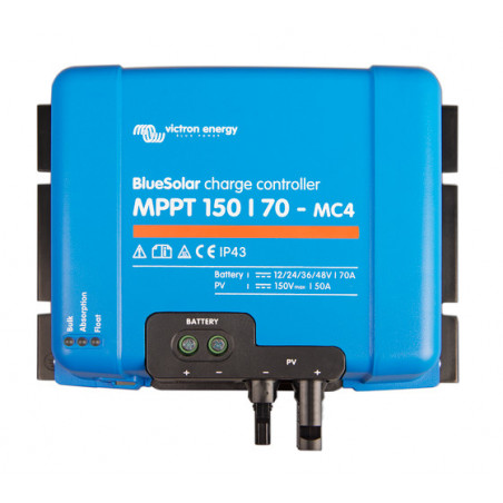 Régulateur de charge MPPT BlueSolar 150/70-MC4 - 12/24/48V - VICTRON