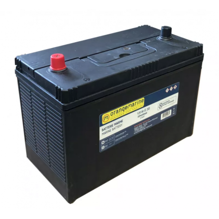 Batterie marine 12V  de démarrage 125Ah  - ORANGEMARINE