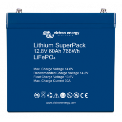 Batterie marine 12V lithium SuperPack - VICTRON 60Ah (12,8V)