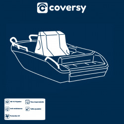 Housse console bateau - Gris - COVERSY
