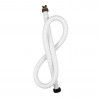 TUYAU A VIS POUR POMPE SUP BLANC (AVEC EMBOUT HP ) - RYDE