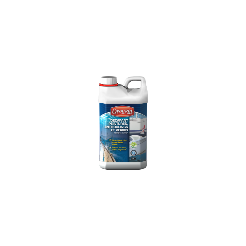 Décapant Peinture & Antifouling OWATROL Marine Strip 1L bateau & hors-bord