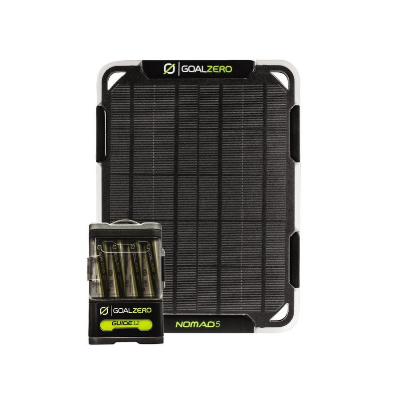 Batterie portative chargeur de piles GUIDE 12 + panneau solaire NOMADE 5 -  GOALZERO