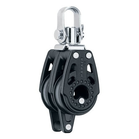 Poulie CARBO double émerillon ringot réa de 29 mm- HARKEN