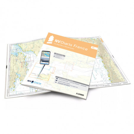 Carte de navigation NV CHARTS Atlas France - FR 4 - Les Sept Îles à Douarnenez