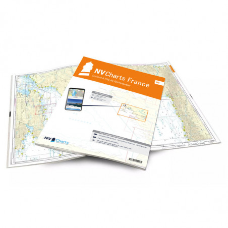 Carte de navigation NV CHARTS Atlas France - FR 6 - Lorient à Île de Noirmoutier - Nantes