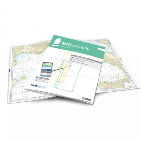 Carte de navigation NV CHARTS Atlas Italie - IT 3 - Sardaigne Est