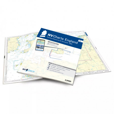 Carte NV CHARTS Angleterre - UK 5 - Thames Estuary to Great Yarmouth