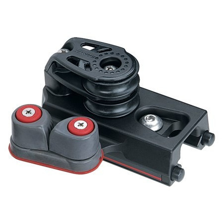 Paire embouts rail Big Boat 32 mm 2 réas + taquet  - HARKEN