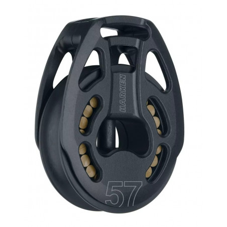 Poulie BLACK MAGIC simple fixée par Loop rea de 75 mm - HARKEN