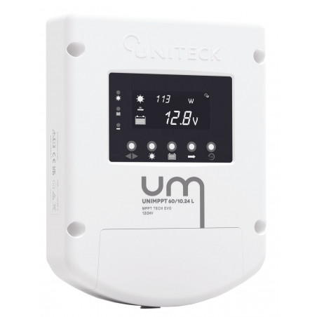 Régulateur de charge mppt unimppt avec écran lcd 10a - uniteck