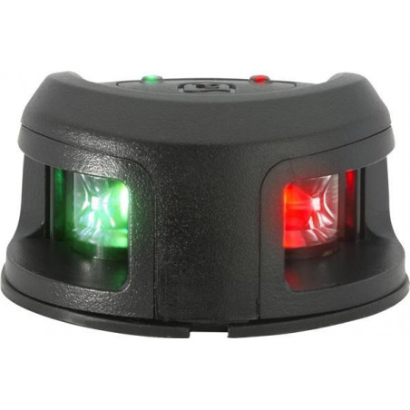 Feu de navigation de pont LED bicolore composite noir (2MN)- Attwood