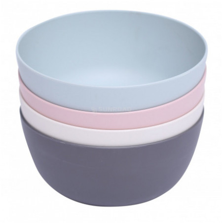 Lot de 4 bols en PLA 100% recyclables - INCASA