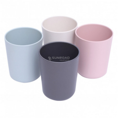 Lot de 4 gobelets en PLA 100% recyclables - INCASA