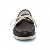 Chaussure bateau docksides portland washed canvas marron foncé - sebago