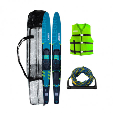 Ski nautique jobe allegre combo 59 bleu pack