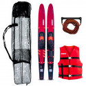 Ski nautique jobe allegre combo 67 rouge pack