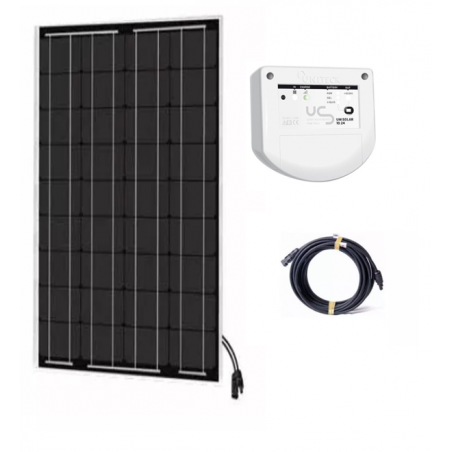 PANNEAU SOLAIRE POUR BATEAU ET CAMPING-CAR UNISUN 100W - 12V MONOCRISTALLIN - UNITECK