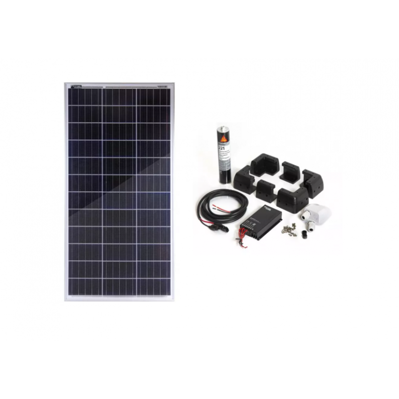 Batterie nomade avec panneau solaire - Équipement caravaning