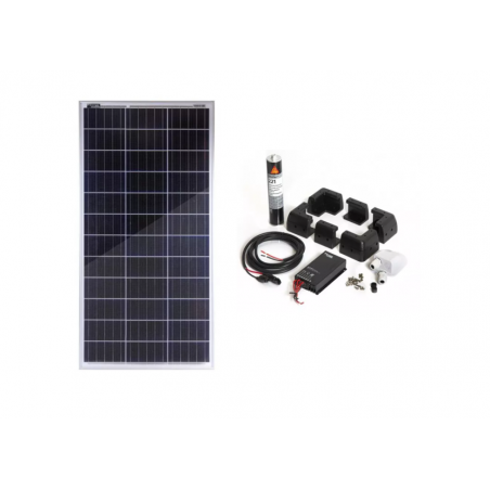 KIT SOLAIRE BATEAU ET CAMPING CAR 105W-12V PERC BACK CONTACT - ENERGIE MOBILE