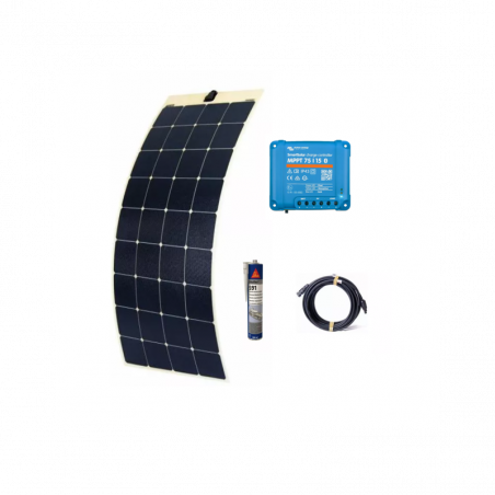 KIT SOLAIRE SOUPLE BATEAU ET CAMPING CAR 173W MARINE FLEX 12V - ENERGIE MOBILE