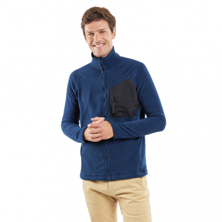 Micropolaire Polartec zippée penhors navy - bermudes