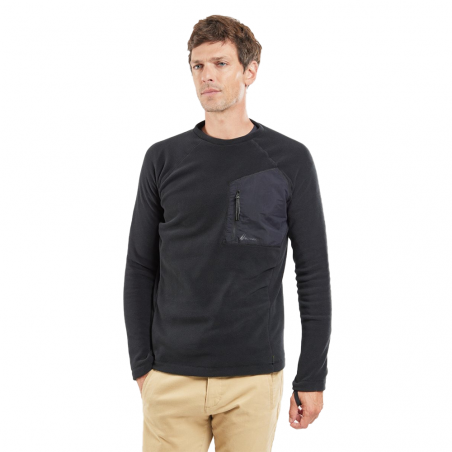 Pull micropolaire Polartec pletot noir - bermudes