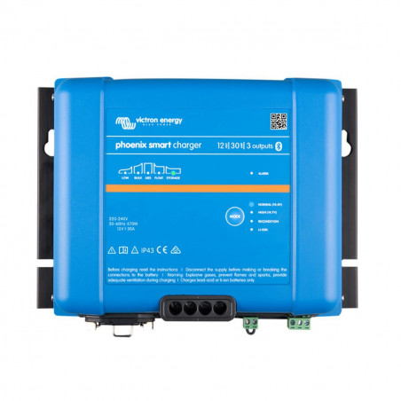 Chargeur de batterie Phoenix IP43 Smart 12V/ 30A (3 sorties) - VICTRON
