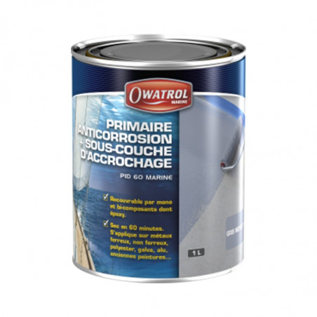 Primaire universel anticorrosion PID 60 MARINE 0.75 Litre - OWATROL