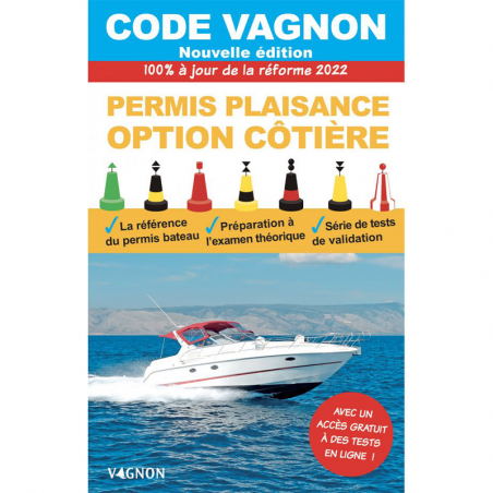 Code vagnon - permis plaisance option cotiere