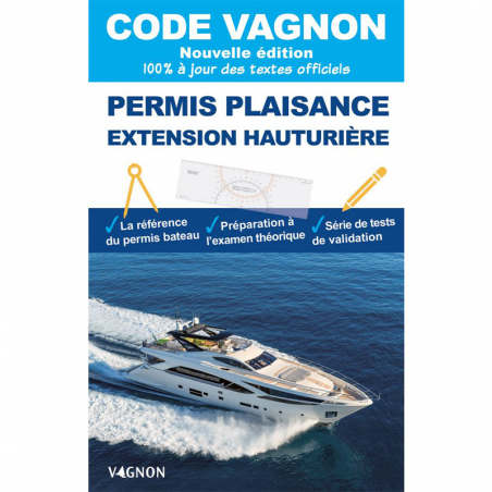 Code vagnon - permis plaisance extension hauturiere