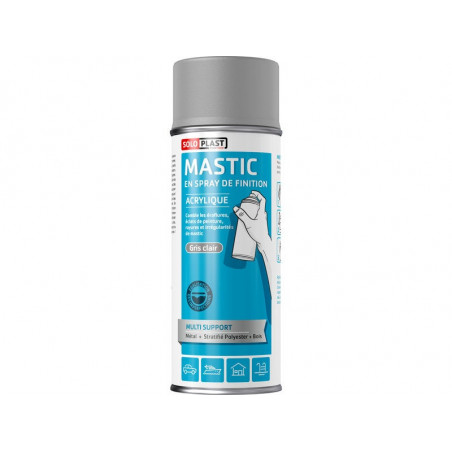 Mastic polyester en aerosol - 400 ml - SOLOPLAST