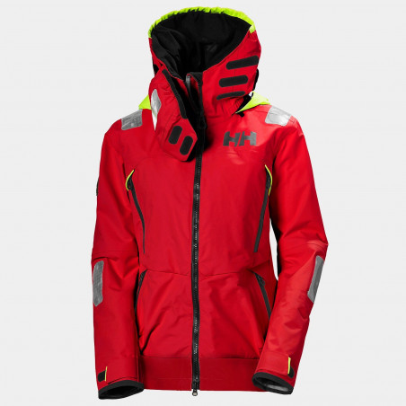 Veste de quart aegir race rouge femme - HELLY HANSEN