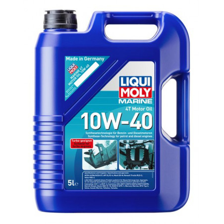 Huile moteur 4 temps de synthèse 10w40 - 5 litres - LIQUI MOLY