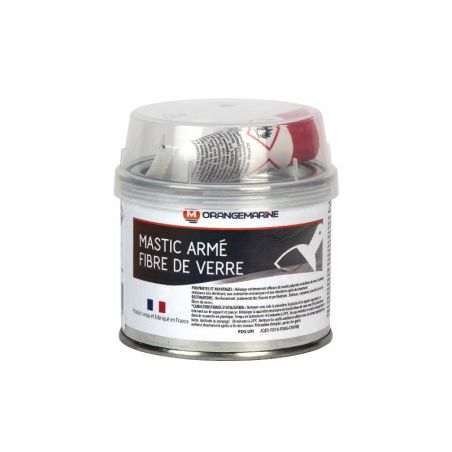 Mastic polyester armé avec fibres de verre 250 grs - ORANGEMARINE