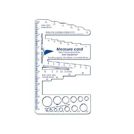 Carte de mesures - WATERLINE DESIGN