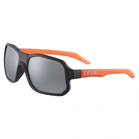 Lunettes outspeed noires-oranges verres GREY SILVER - CEBE