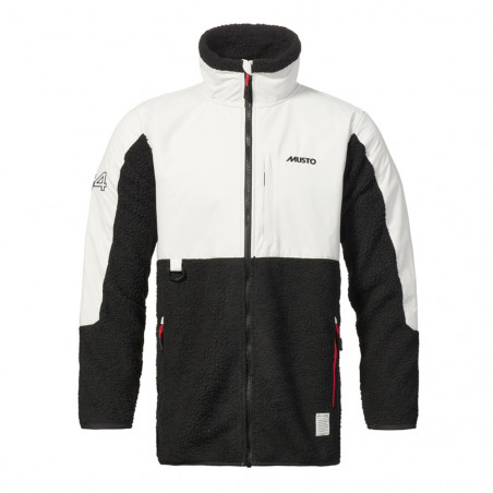Polaire sherpa Edition 64 blanche noire - MUSTO