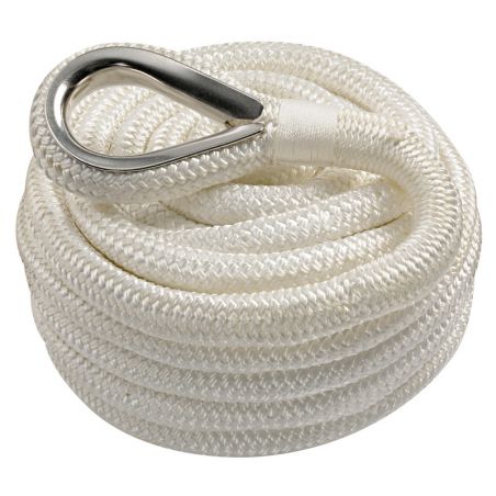 Amarre avec cosse inox 24 mm x 15 metres - osculati