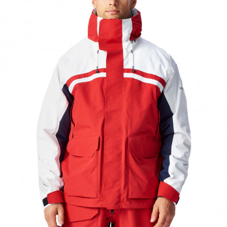 Veste de quart côtière biscay homme rouge - HENRI LLOYD