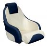 Siège pilote deluxe - Blanc / Bleu - OVERDECK