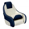 Siège pilote deluxe - Blanc / Bleu - OVERDECK