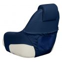 Siège pilote deluxe - Blanc / Bleu - OVERDECK