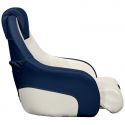 Siège pilote deluxe - Blanc / Bleu - OVERDECK