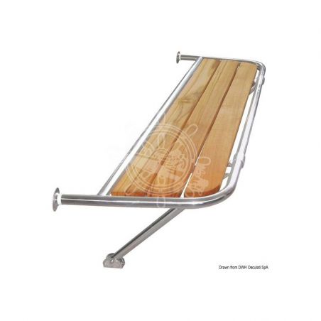 Plateforme arrière pour voilier / bateau à moteur enTECK - OVERDECK