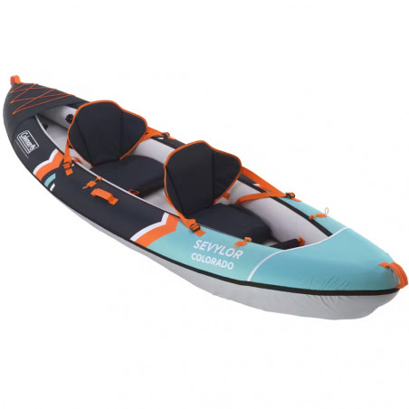 Kayak gonflable sevylor kit colorado 2 adultes avec 2 pagaies et pompe