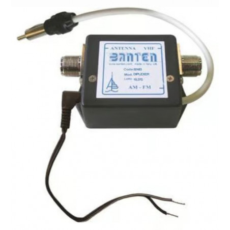 Duplexeur pour VHF - récepteur AM/FM et transpondeur AIS - 3 sorties - BANTEN
